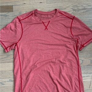 lululemon athletica Red Short Sleeve Tee